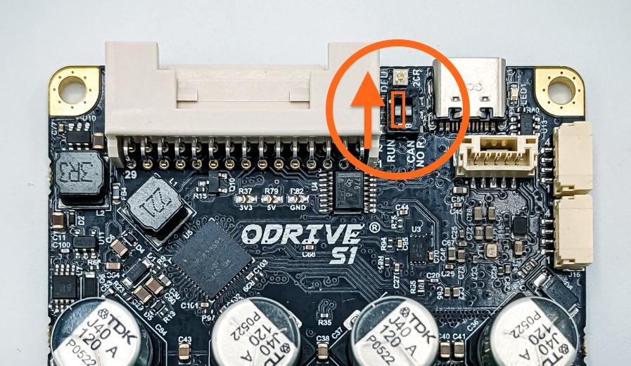 ODrive S1 DFU switch